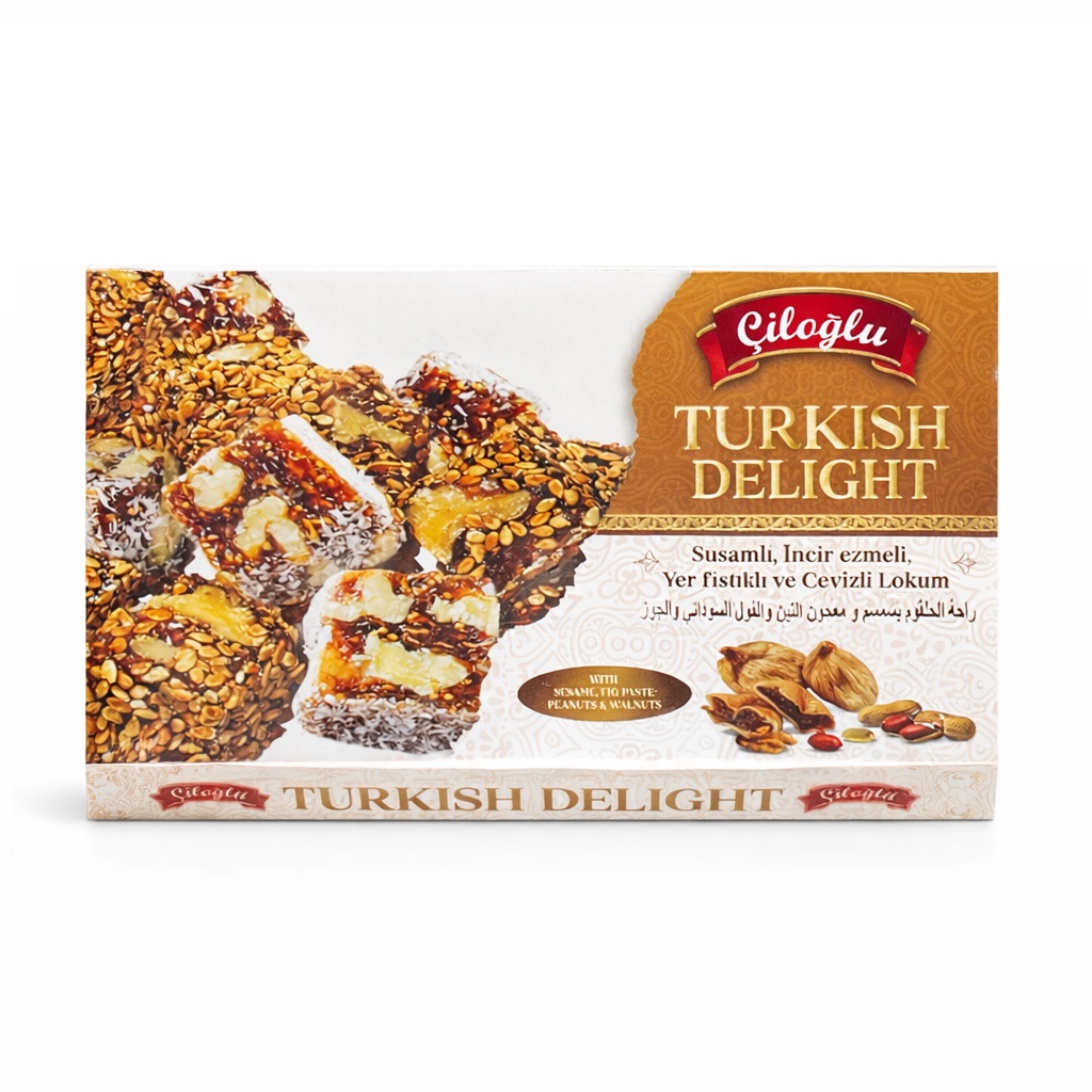 Lokum figowe z orzechami Ciloglu 300g lokum figowe z orzechami i sezamem
