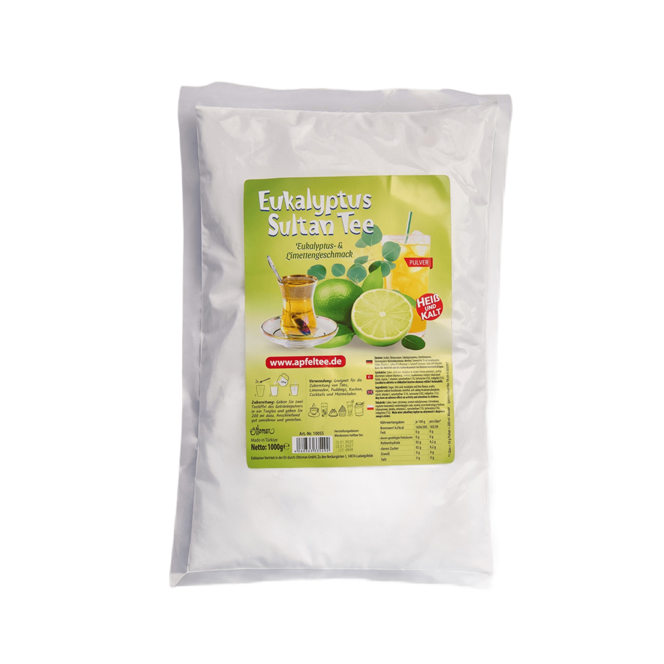 Herbata rozpuszczalna smak eukaliptusa, herbata sułtana 1kg Herbata rozpuszczalna smak eukaliptusa, herbata sułtana 1kg