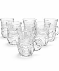 Komplet 6 szklanek z uchem Aysima 130 ml