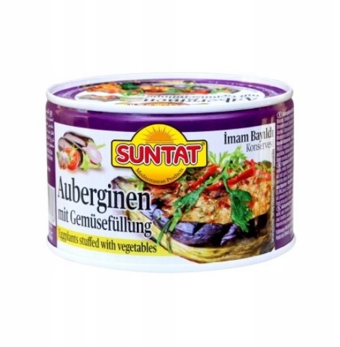Bakłażan faszerowany warzywami Imam Bayildi Suntat 380g 690a8830dc5396bac49f5987e67d2a76